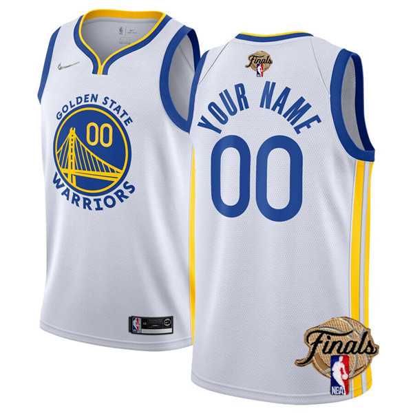 Men & Youth Customized Golden State Warriors Active Player 2022 White Finals Stitched Jersey